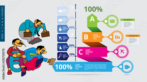 Infographic vector elements for business illustration