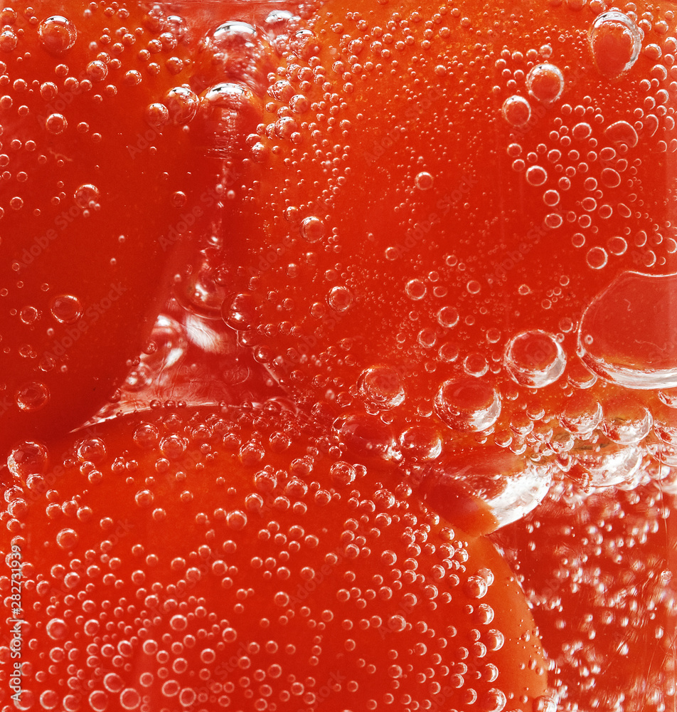 Macro photo of objects with bubbles Macro photo of objects with bubbles