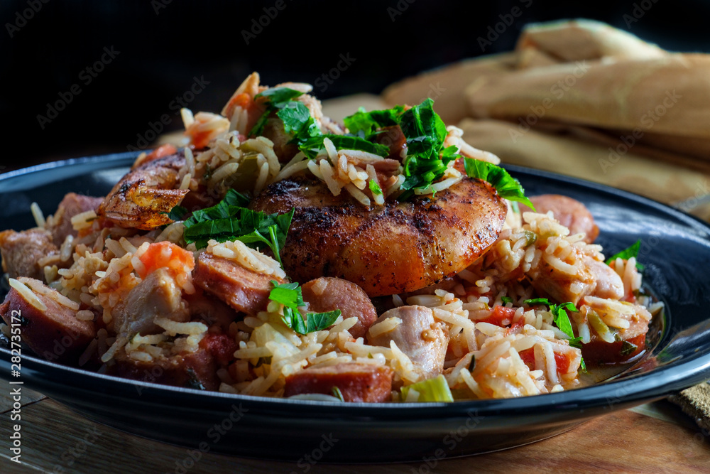 Shrimp Chicken Andouille Sausage Jambalaya Shrimp Chicken Andouille Sausage Jambalaya