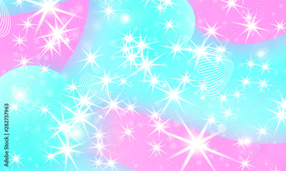 Fairy background. Unicorn pattern. Fairy background. Unicorn pattern.