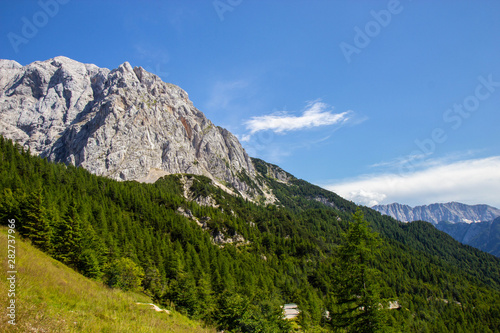 Fototapeta Naklejka Na Ścianę i Meble -  view of Julian Alps from The Vrsic Pass, Slovenia