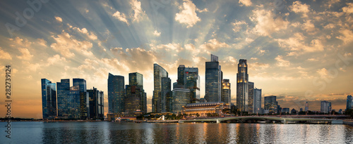 Singapore cityscape  © daphnusia