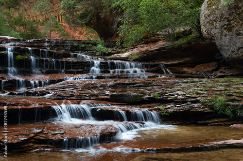 Arch Angel Falls Left Fork Trail Subway Zion National Park