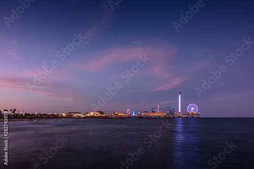 Amusement park on the pier