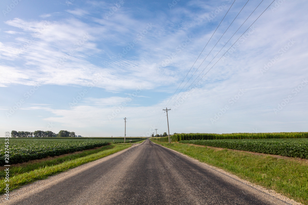 Midwest country road Midwest country road