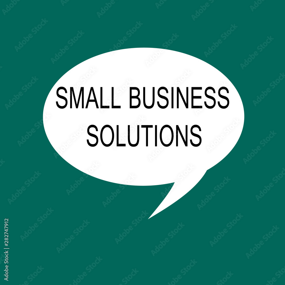 Conceptual hand writing showing Small Business Solutions. Business photo showcasing a Company to solve Specific Trade problems. Conceptual hand writing showing Small Business Solutions. Business photo showcasing a Company to solve Specific Trade problems.