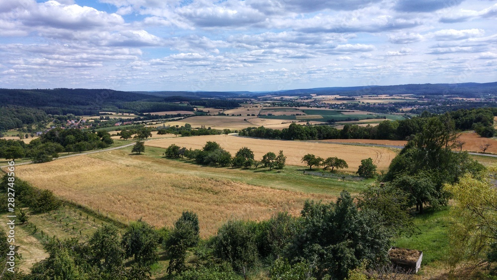 landscape in franconia