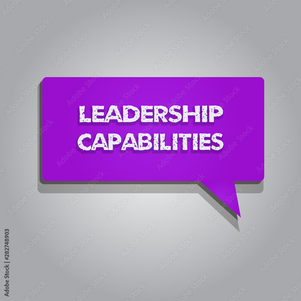 Handwriting text writing Leadership Capabilities. Concept meaning Set of Performance Expectations a Leader Competency. Handwriting text writing Leadership Capabilities. Concept meaning Set of Performance Expectations a Leader Competency.
