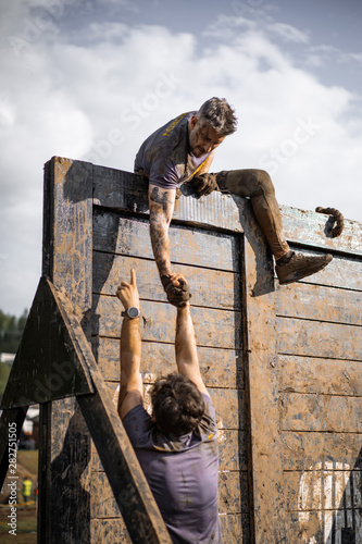 Bison Race - Obstacle Race, Sports Competition, Belarus, May 2019 photo