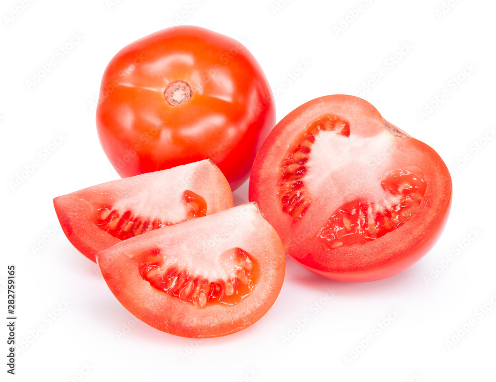 Fresh tomatoe isolated on white background, Raw food Fresh tomatoe isolated on white background, Raw food