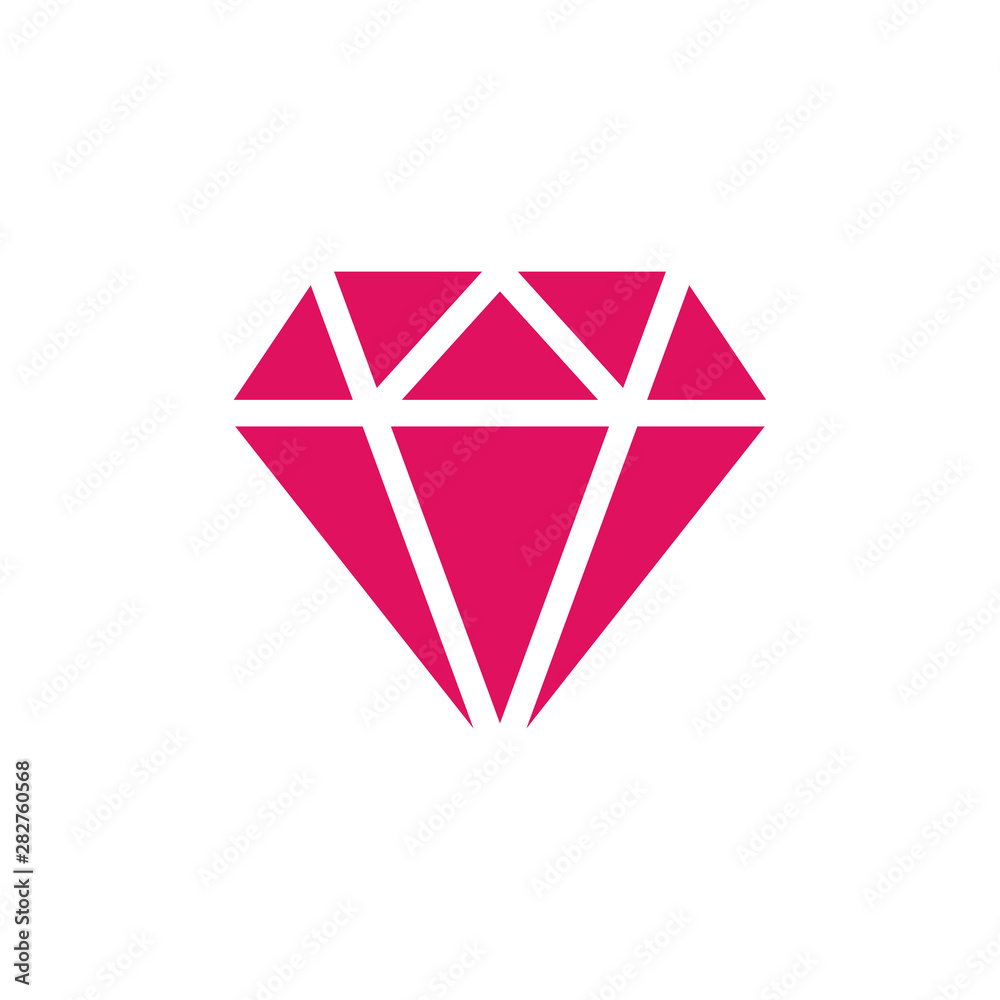 Diamond icon vector crystal luxury symbol illustration Diamond icon vector crystal luxury symbol illustration