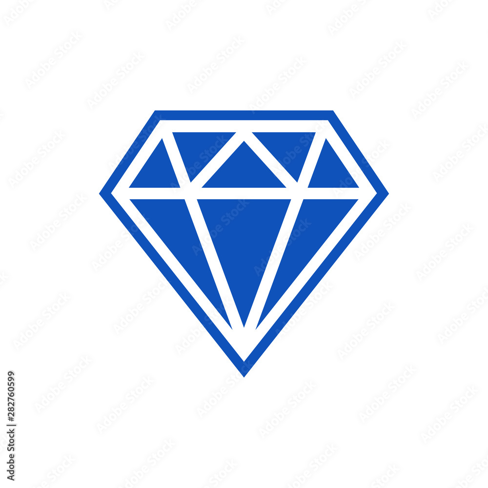Diamond icon vector crystal luxury symbol illustration Diamond icon vector crystal luxury symbol illustration
