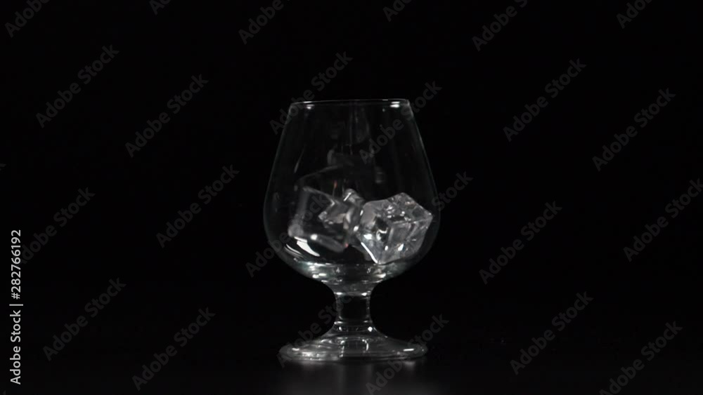 Droping Ice Blocks on glass Slow Motion 4K Droping Ice Blocks on glass Slow Motion 4K