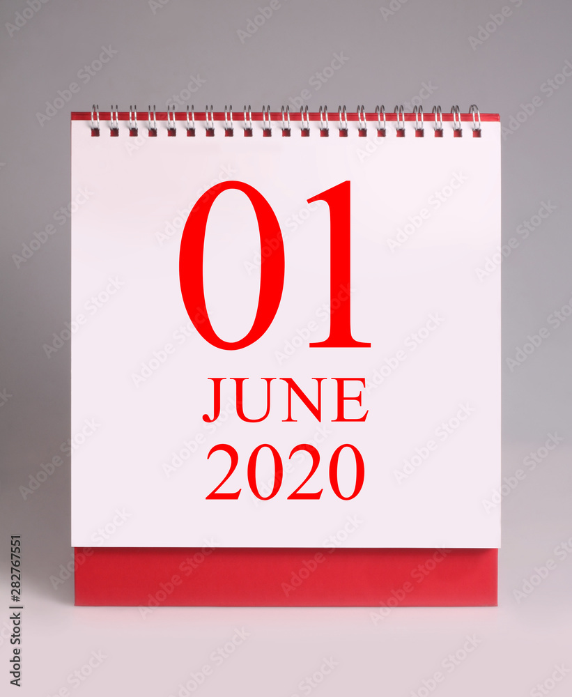 The first day of June 2020. The first day of June 2020.