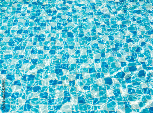 Sun shine in swimming pool. © stigmatize