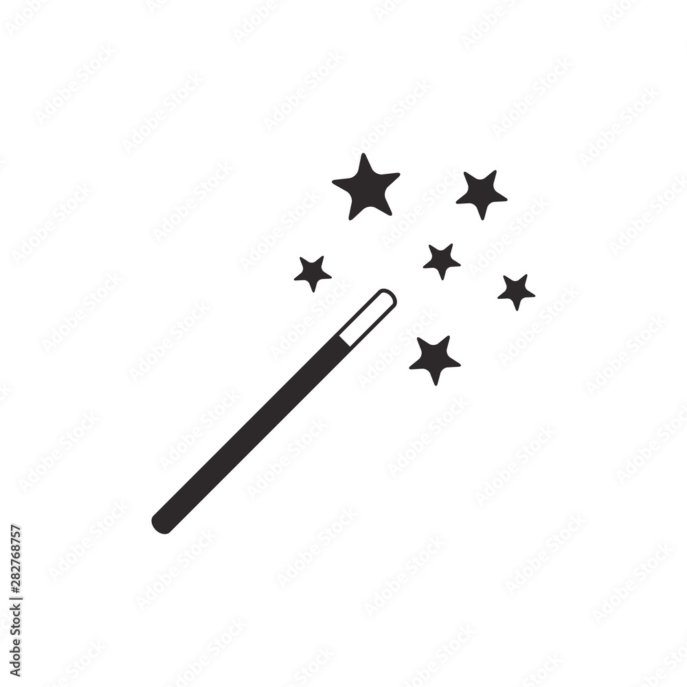 magic wand icon vector template magic wand icon vector template