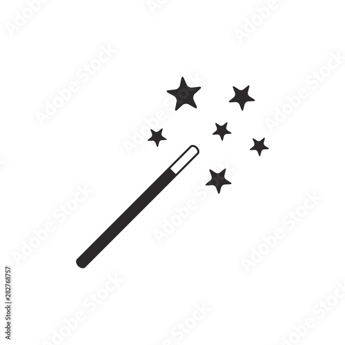 magic wand icon vector template