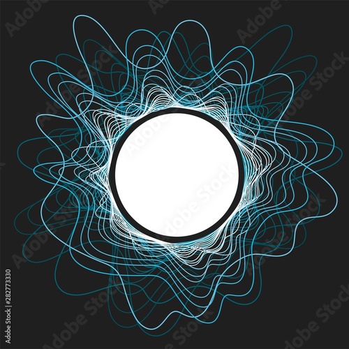vector music background of audio sound wave pulse