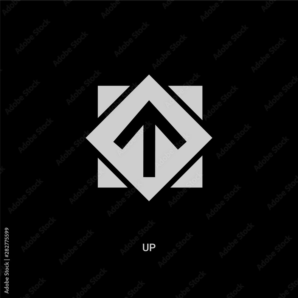 white up vector icon on black background. modern flat up from signs concept vector sign symbol can be use for web, mobile and logo. white up vector icon on black background. modern flat up from signs concept vector sign symbol can be use for web, mobile and logo.