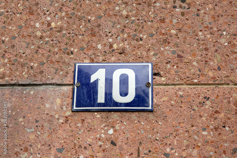 Blue Number Ten Blue Number Ten