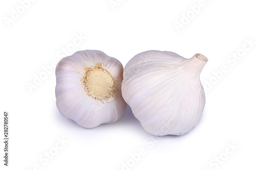 GARLIC IN WHITE BACKGROUND - VEGITABLE