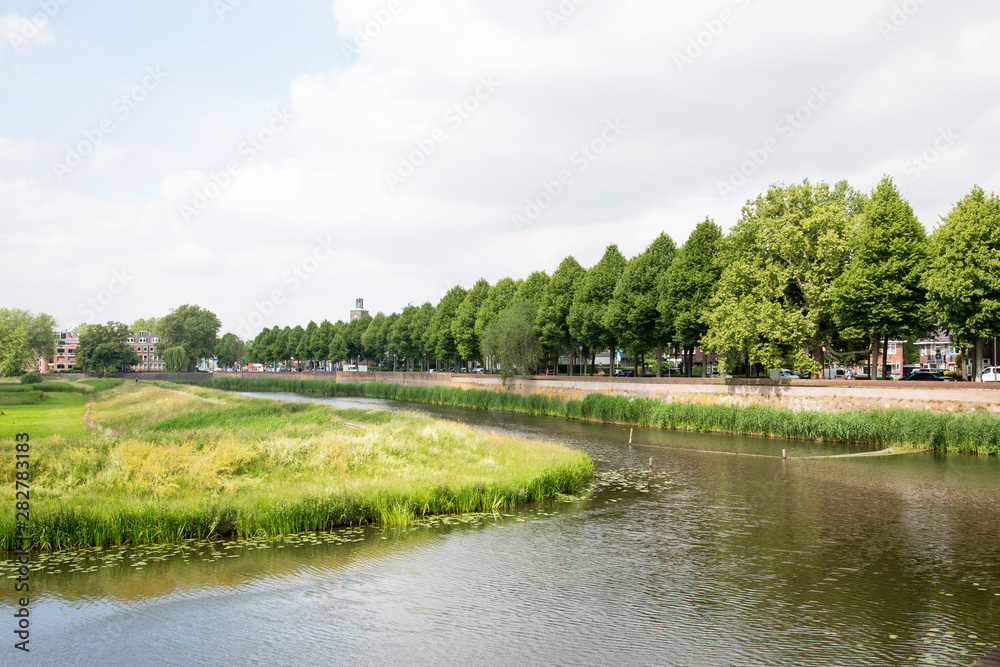 View of nature reserve 'Bossche Broek' in the Dommel valley, close to the  city center of Den Bosch. Stock Photo | Adobe Stock