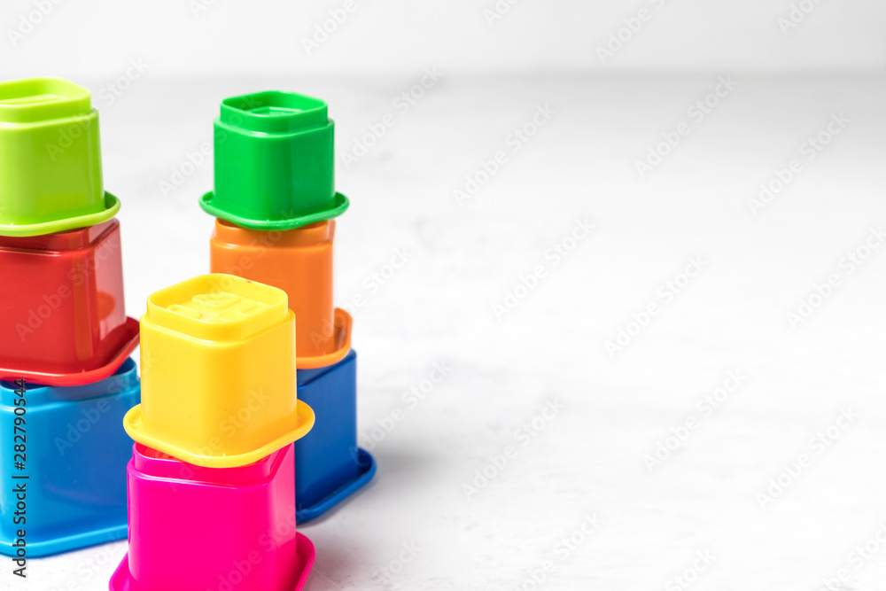 Sorter pyramid for children's development. Toy for children.