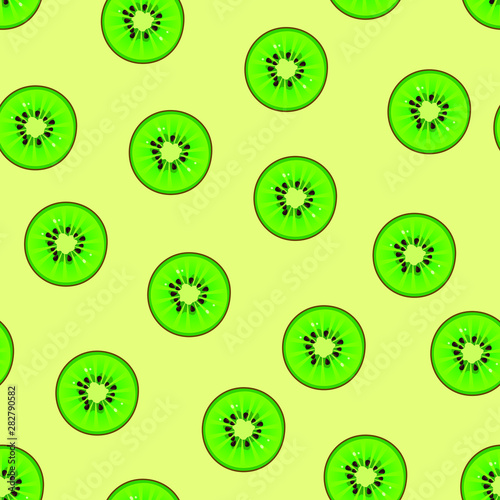 Green kiwi pattern