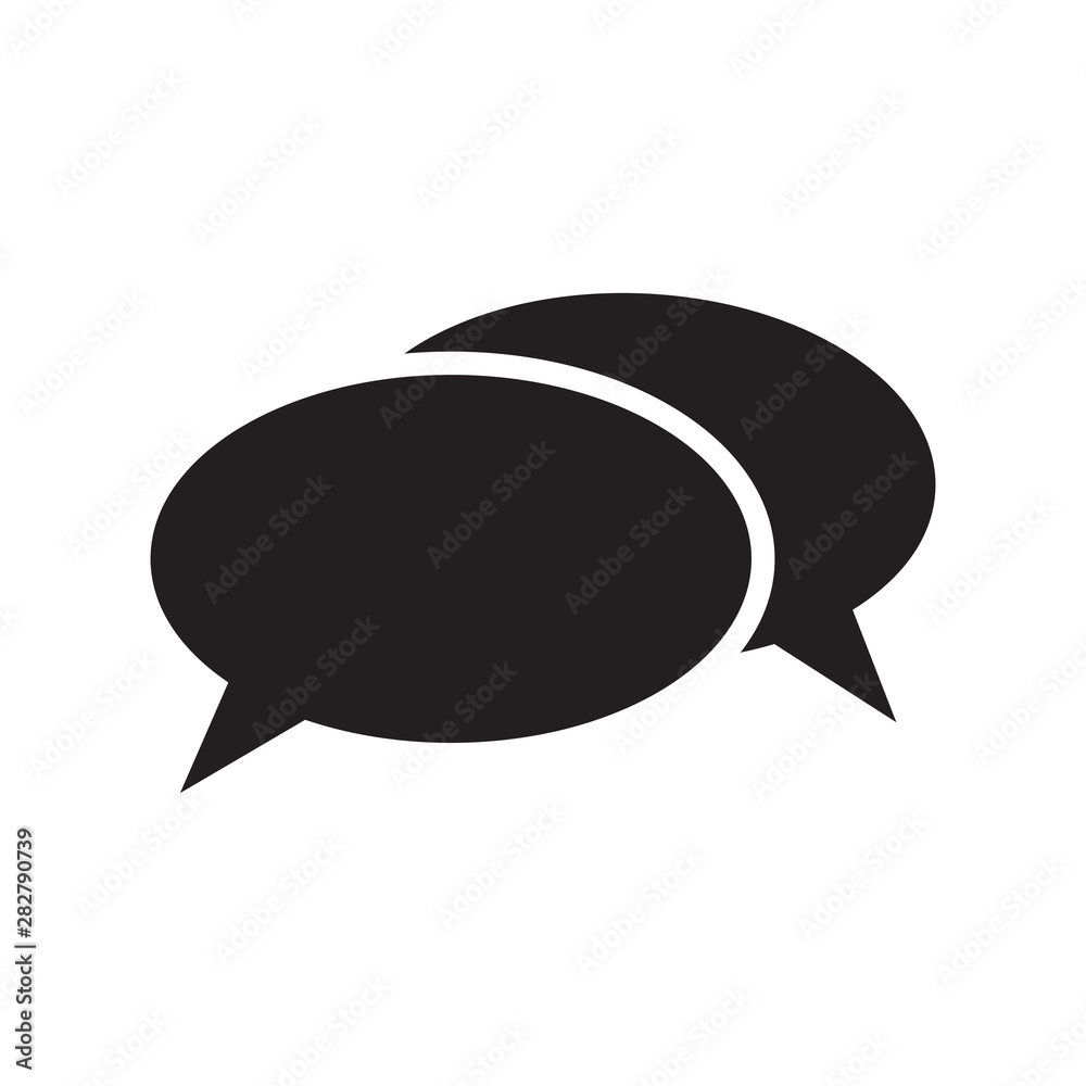 bubble speech icon logo vector illustration bubble speech icon logo vector illustration