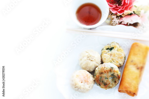 Chinese food, assort dumpling for yum cha cuisine