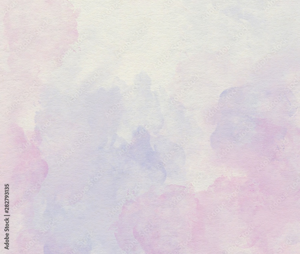 Fototapeta premium Purple watercolor soft abstract background
