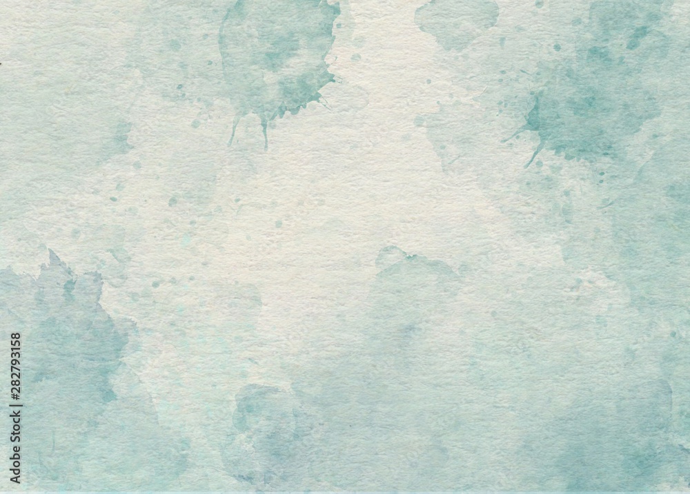 Light blue watercolor soft background