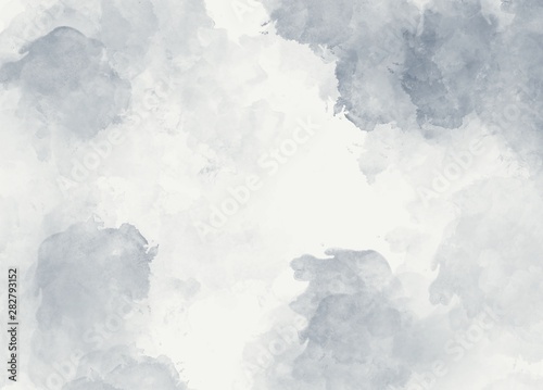 Grey watercolor soft abstract background