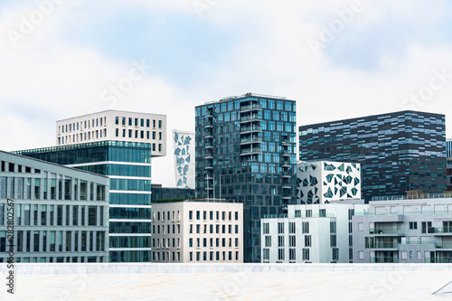 Canvas Print Modern architecture in Oslo, Norway