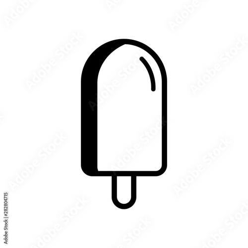 Ice cream icons. Summer dessert, tasty food