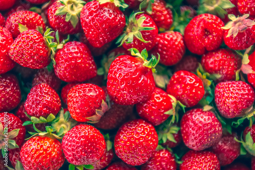 Photo of strawberries.  Photo from Finland.