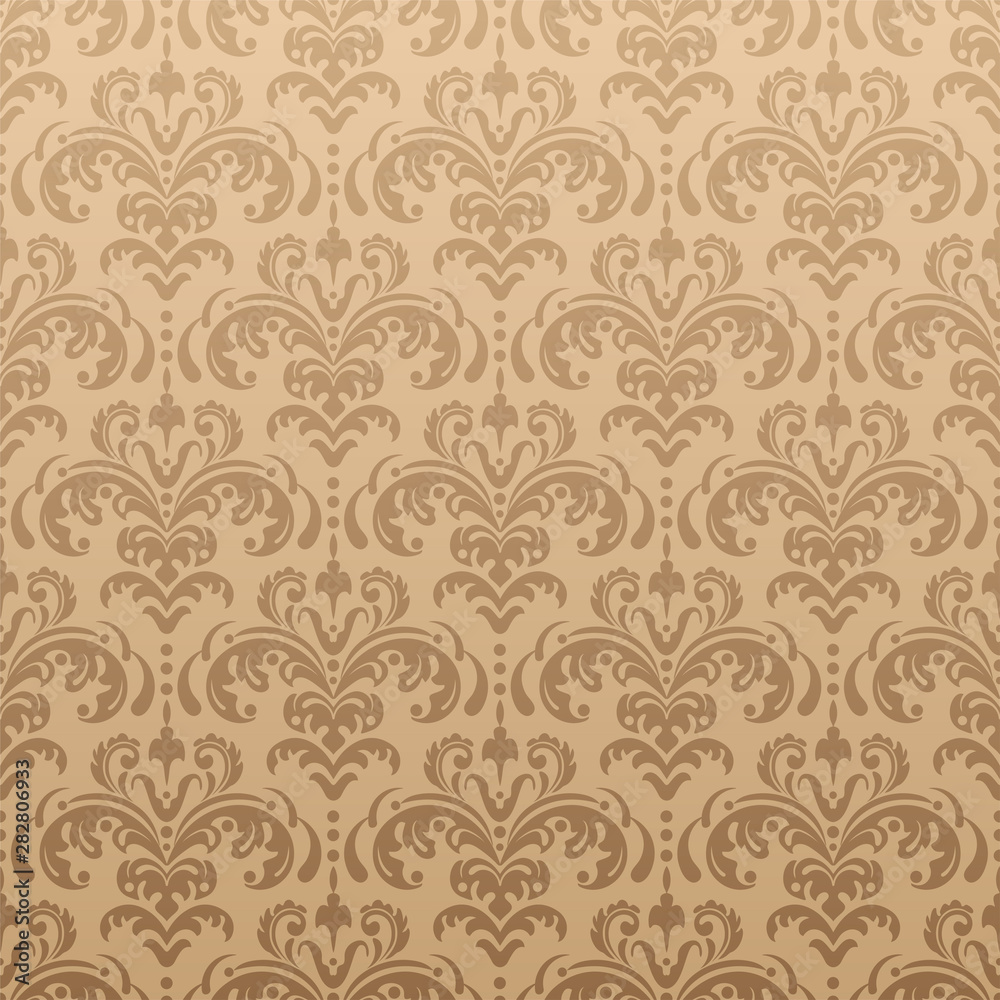 damask background with pattern