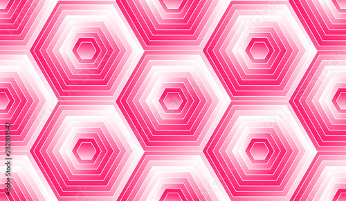 hexagonal lights seamless pink white