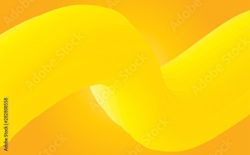 yellow three dimensional Fluid liquid swirl wallpaper