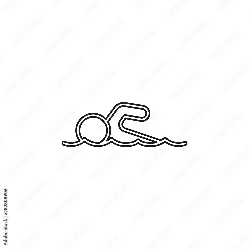 swimming vector icon swimming vector icon