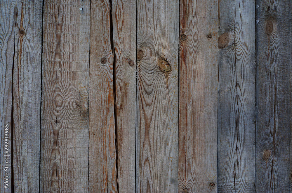 Naklejka premium Wooden boards, wood texture background natural