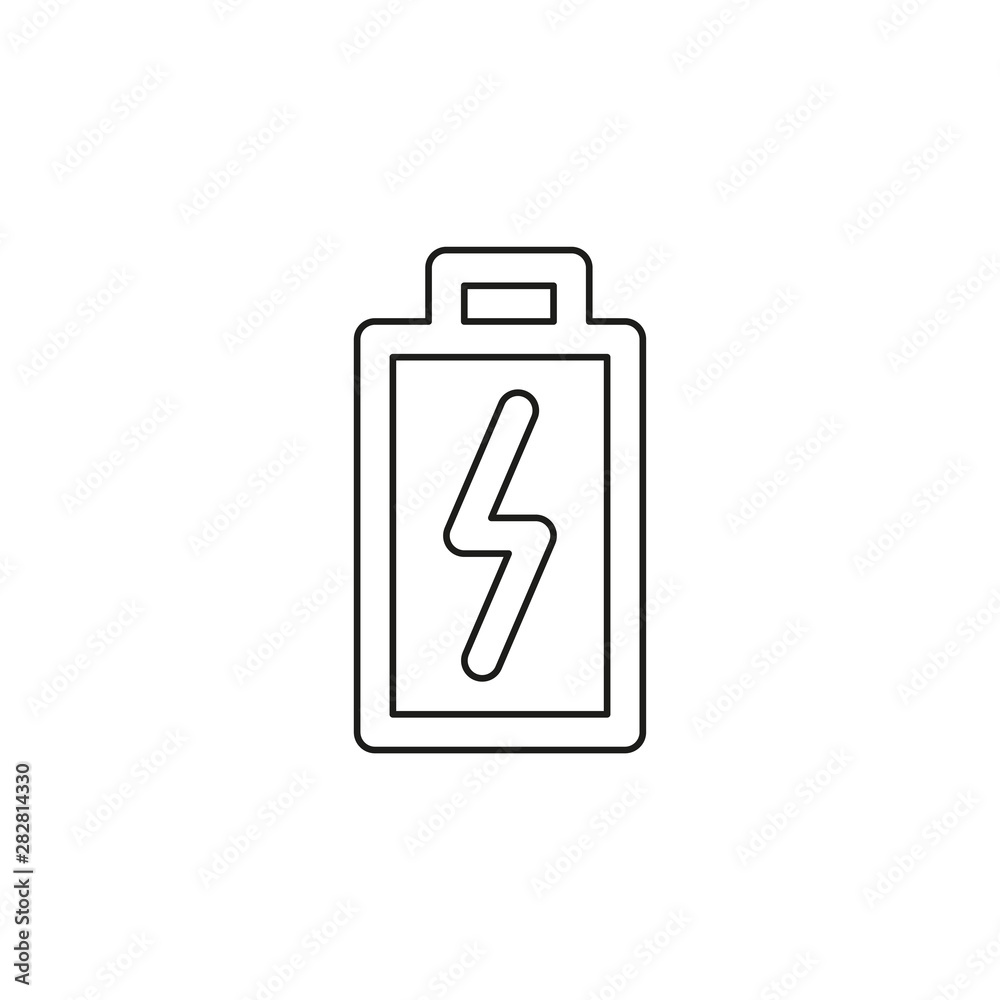 Battery charging vector icon Battery charging vector icon