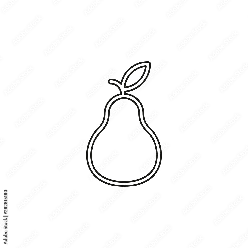 pear vector icon
