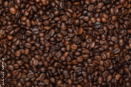 top view of delicious fresh textured coffee grains © LIGHTFIELD STUDIOS