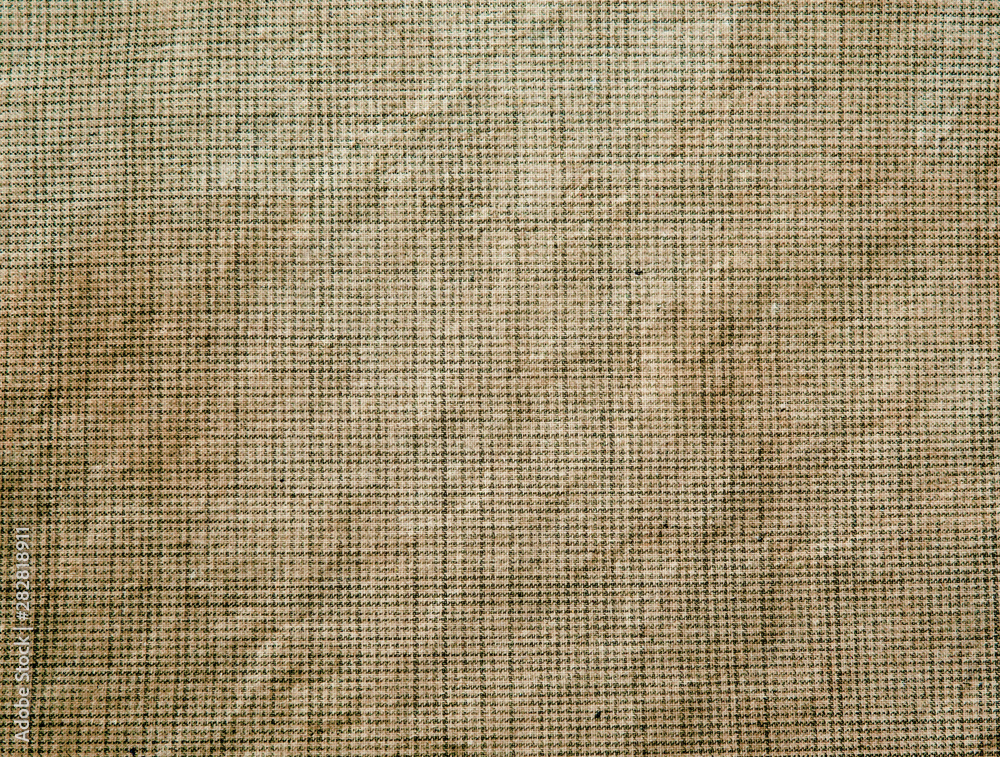 Textured background of brown crumpled canvas Textured background of brown crumpled canvas