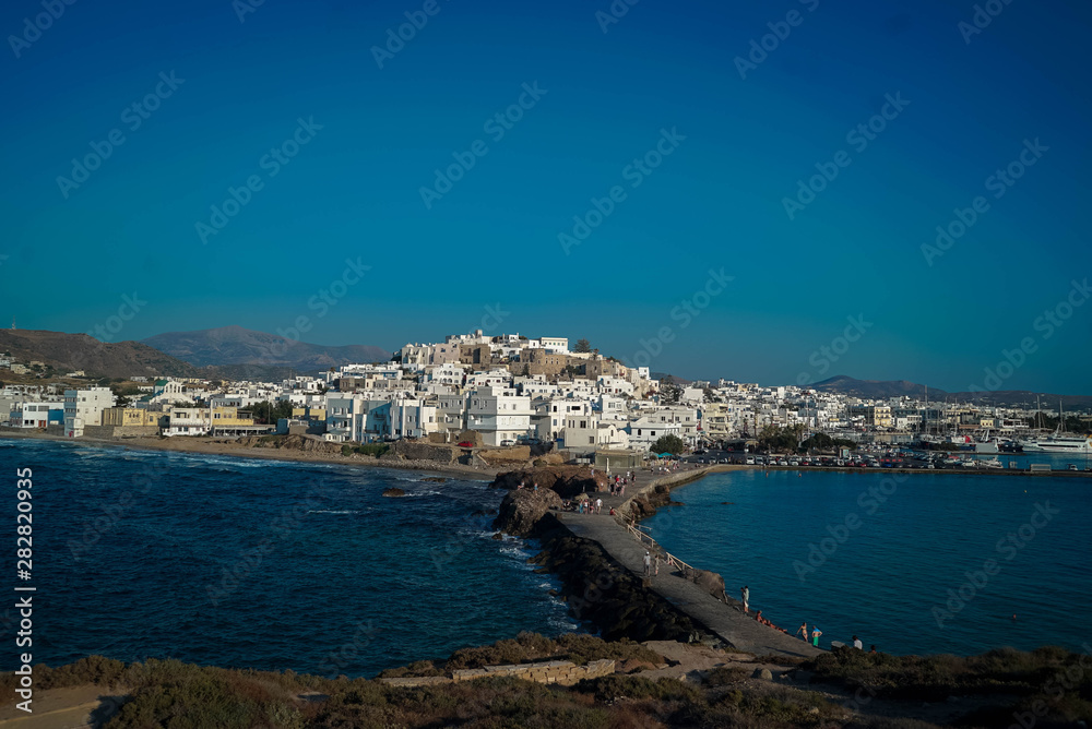 the main village of Naxos