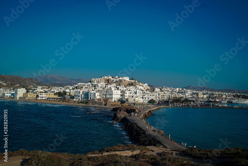 Fototapeta Naklejka Na Ścianę i Meble -  the main village of Naxos