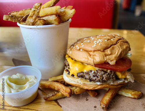 Photography Five guys burger and fries