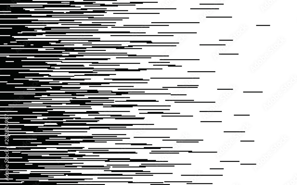 Speed horizontal lines Gradient seamless pattern Vector pixel texture Fast effect design Black elements on white background Speed horizontal lines Gradient seamless pattern Vector pixel texture Fast effect design Black elements on white background