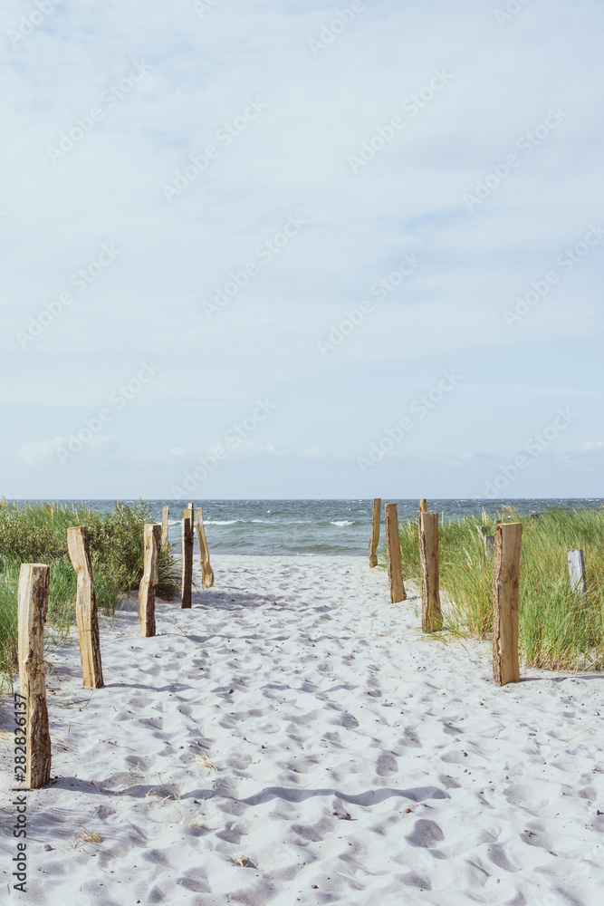 Obraz premium Weg zum Strand